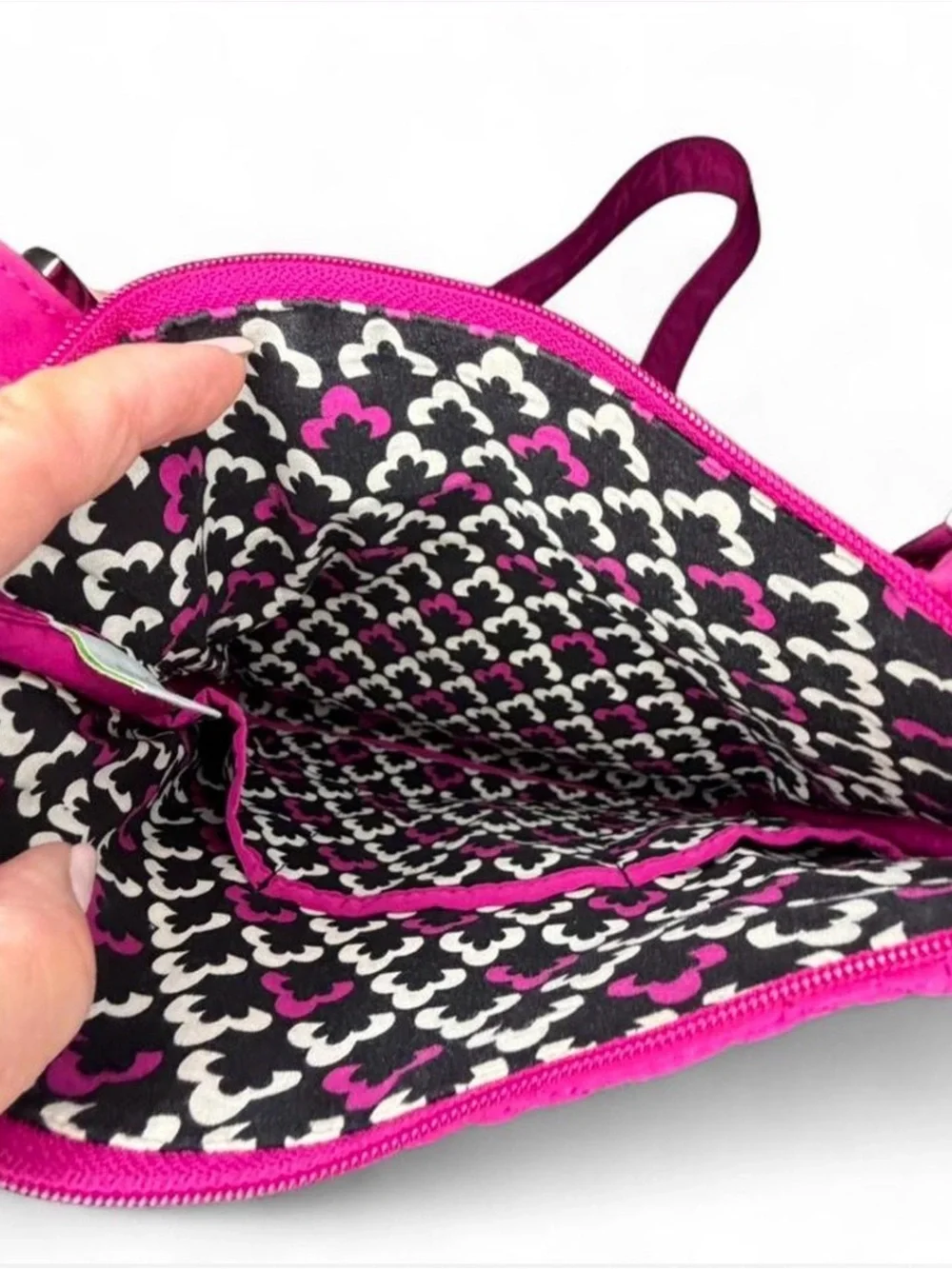 Vera Bradley Pink Quilted Crossbody Bag Vacation Coquette